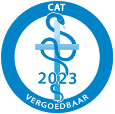 Virtueel schild 'CAT Vergoedbaar' 2023